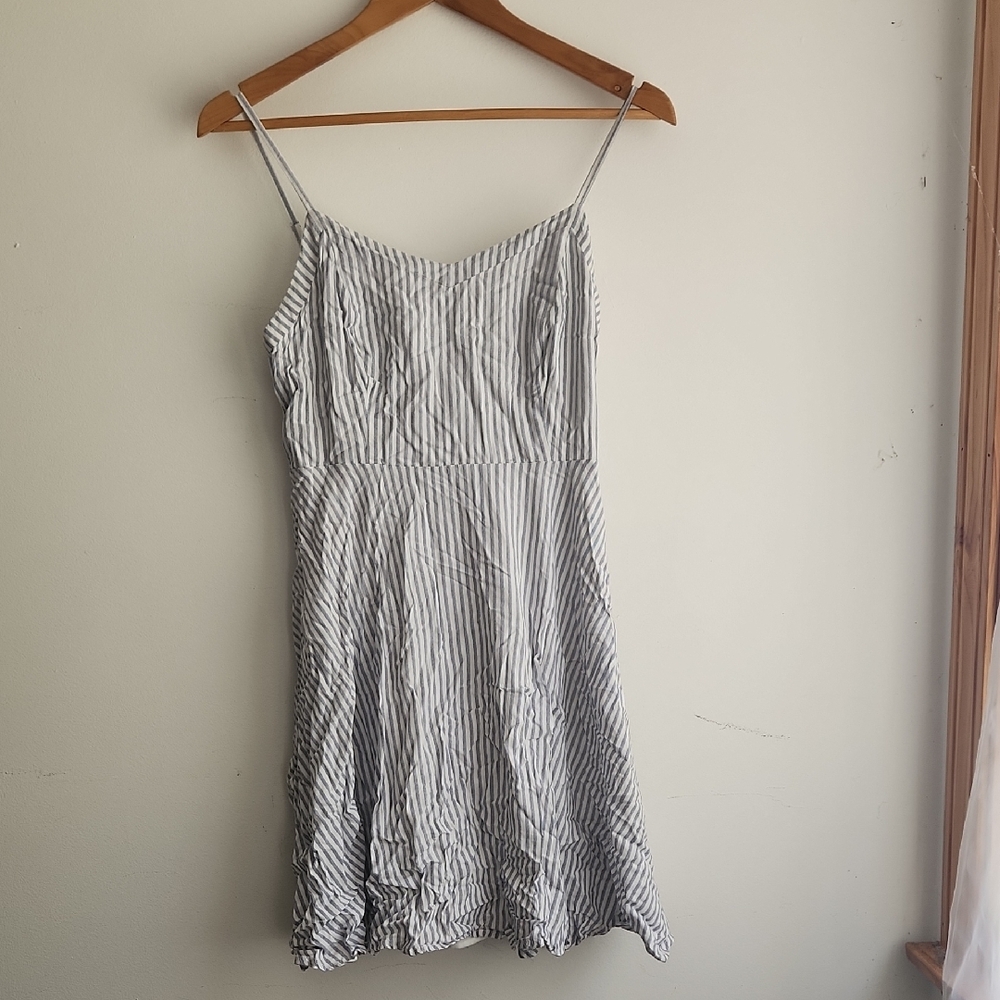 Old Navy Blue Striped Sundress